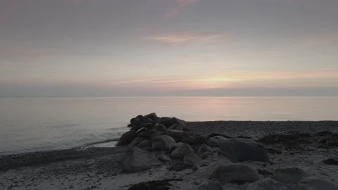 Beach Morning Stock-Footage 164058917