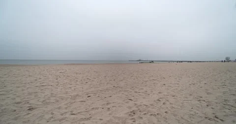 Beach in the morning Stock Footage 297578007