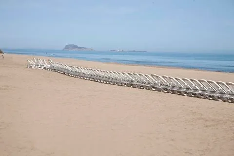 Beach of morocco Stock Photos