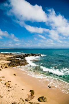 Beach in Mosselbay Stock Photos