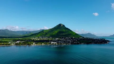 Beach mountain Stock Footage 241706391