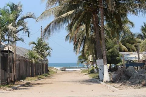 Beach in Nayarit, Mexico Foto stock