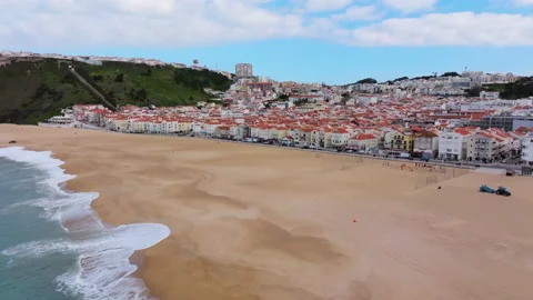 Beach Nazare Video stock 234647851