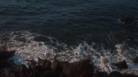 Beach at night Stock Footage 234048518