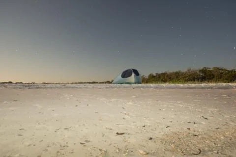 Beach at Night Stock Photos