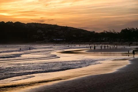 Beach night Stock Photos