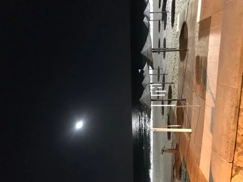 Beach at the night Stock Photos