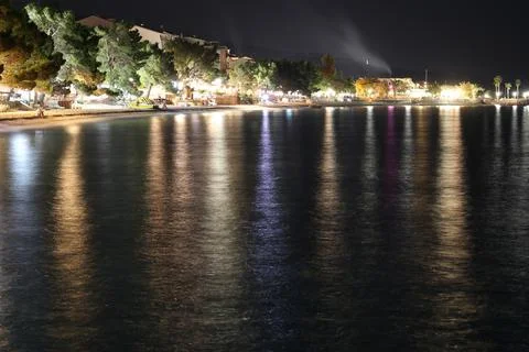Beach at night Stock Photos