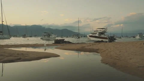 Beach at noon Stock Footage 150006233