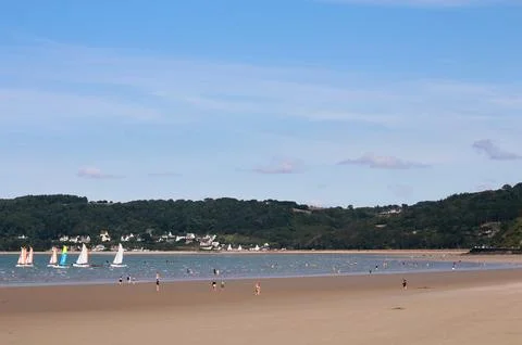 Beach in Normandy Stock Photos