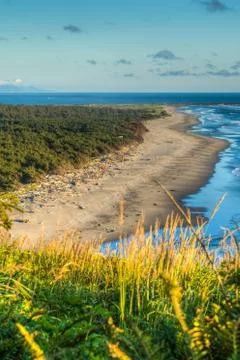Beach at North Head Lighthouse Stock Photos