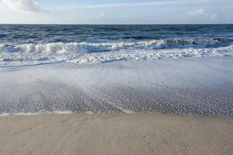 Beach at the north sea Stock Photos