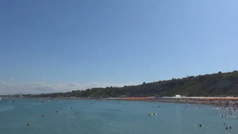 Beach in numana Stock Footage 117403177