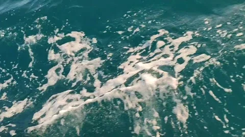 Beach Ocean Coast Waves Roll On the boat Stock Footage 243431454