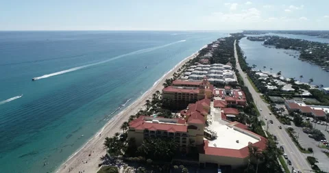 The Beach at Ocean Ridge Stock Footage 147345945