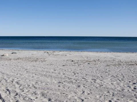 Beach ocean sky Stock Photos