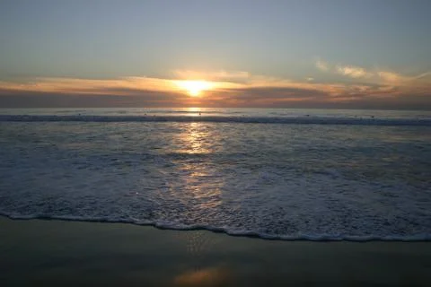 Beach &amp; Ocean Sunset Stock Photos