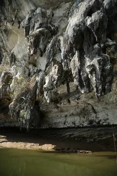 Beach overhang 2 Stock Photos