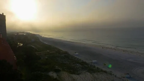 Beach Overlook Stock Footage 84985342