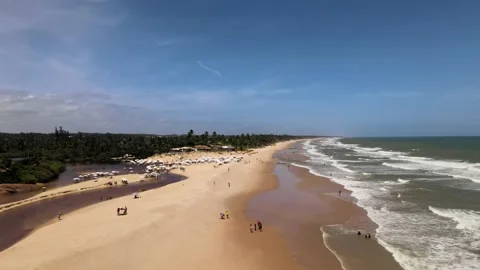 Beach Overview Stock Footage 145690293