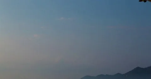 Beach on the Pacific ocean. Daytime timelapse Stock Footage 76055267