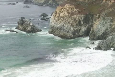 Beach Pan Stock Footage 334831