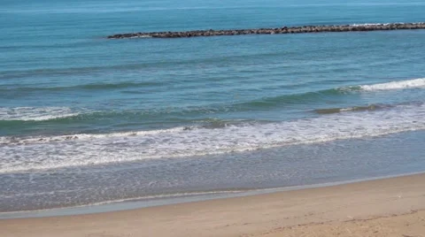 Beach Pan Shot 库存影片 50243049