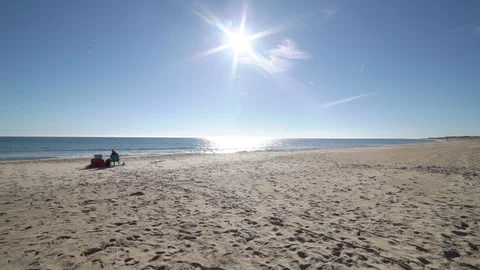 Beach pan spain Vídeos de archivo 89651165