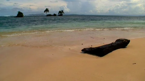 Beach in Panama Stock Footage 572631