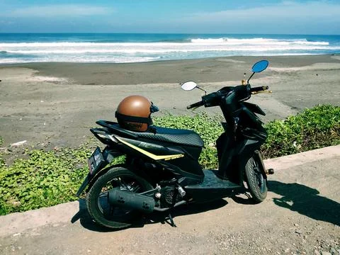 Beach pangandaran Stock Photos