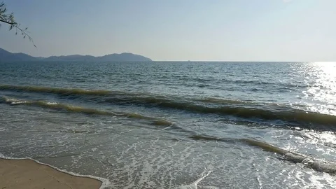Beach Panning in Slo-Mo 2 Video stock 75870653