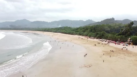 Beach pantai Banyuwangi Stock Footage 214734506
