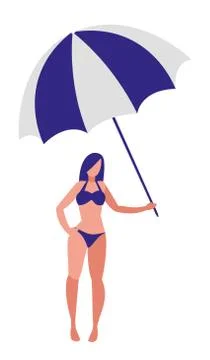 Beach parasol design Ilustración de archivo