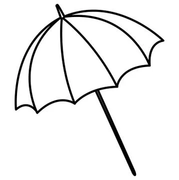 Beach parasol design vector illustration Stock Illustration