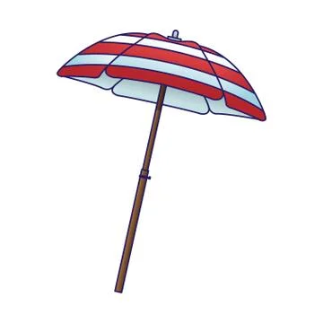 Beach parasol icon Stock Illustration