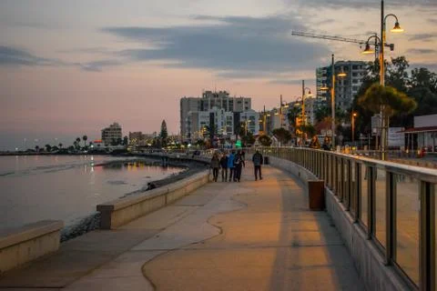 Beach path at evening Stock Photos