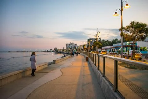 Beach path at evening Stock Photos