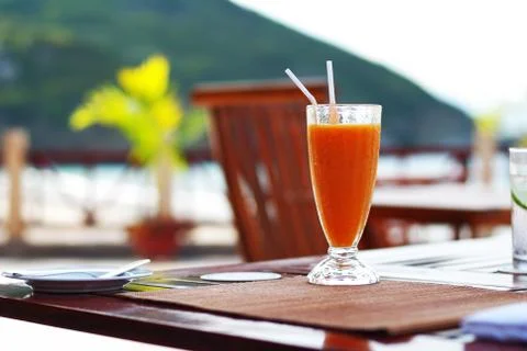 Beach patio Stock Photos