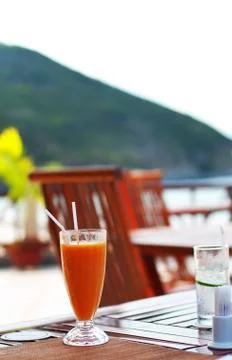 Beach patio Stock Photos