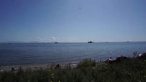 The beach at Patroclus Vídeo Stock 84240453