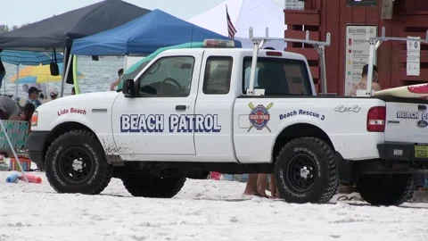 Beach patrol Stock Footage 147623219