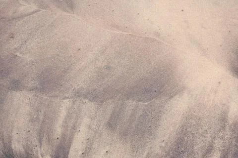 Beach pattern by waves on sand Foto stock