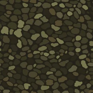Beach pebbles seamless vector pattern backgrount texture Illustrazione stock