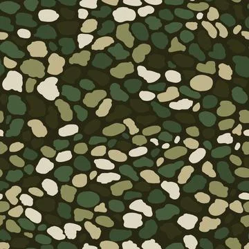 Beach pebbles seamless vector pattern backgrount texture Stock Illustration