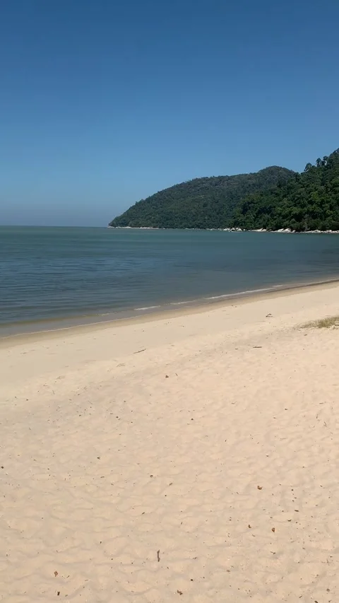 Beach in Penang Island 库存影片 343557406