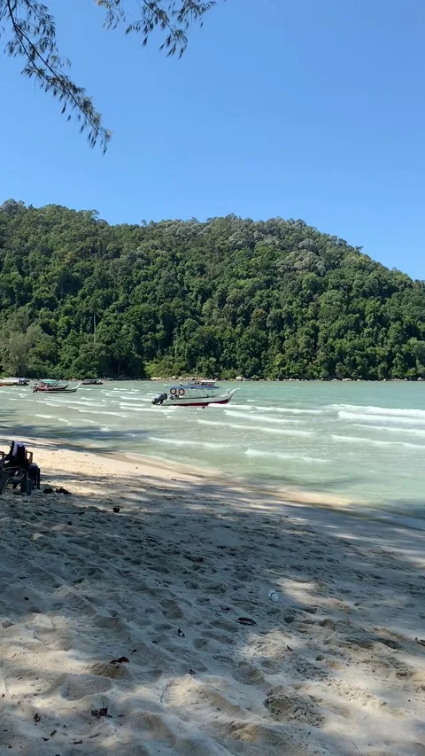 Beach in Penang Island Stock-Footage 343557425