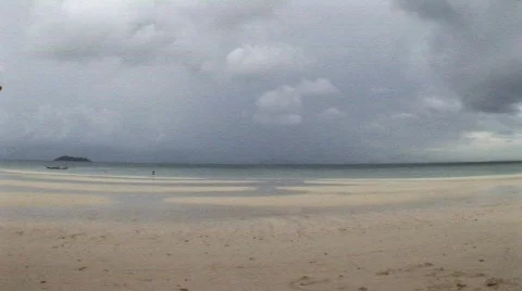 Beach on Phi Phi Island, Thailand Stock Footage 476034