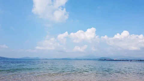Beach in the Philippines at Subic Ba Stock Footage 120998076