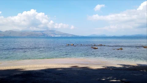 Beach in the Philippines at Subic Bay Stock Footage 120997890