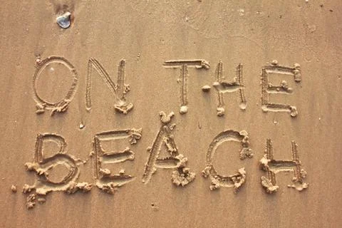 On the beach Stock Photos